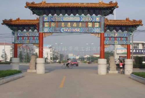 忻州古建牌樓 古建牌樓施工 盛程園林 誠(chéng)信商家